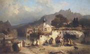 Paul von Franken Paul von Franken. View of Tiflis oil painting